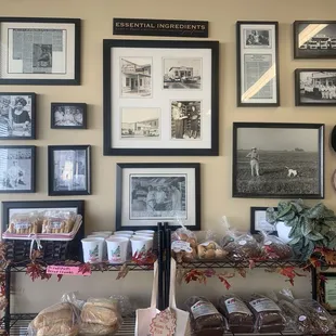 Small old time bakery size of one tiny room. Baked fresh!