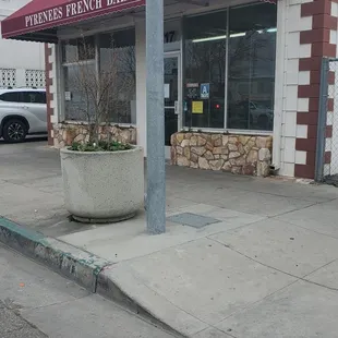 Front of bakery