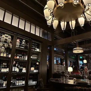 Stunning wine display and incredible decor