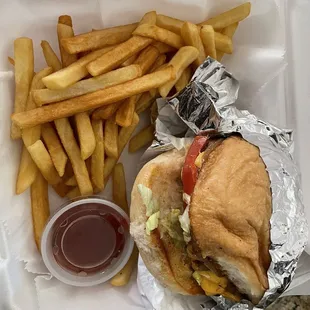 Bacon cheese burger