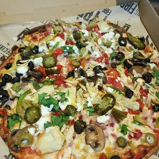 My mom's gluten free pizza