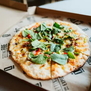 a pizza in a box