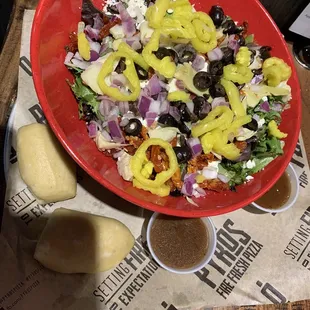 Big salad; Mediterranean