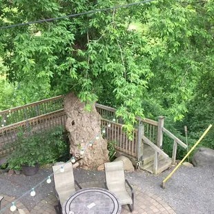 Outdoor patio dining