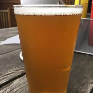 20 beers on tap!  Lift Bridge Mango Blonde pictured