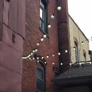 outside