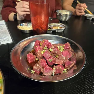 Cube filet mignon