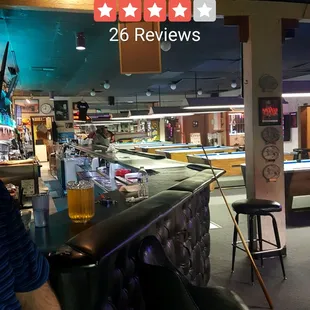 a man sitting at a bar