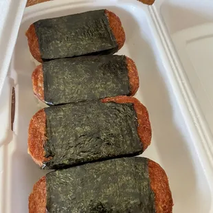 Spam masubi, 2 orders (2 per order)