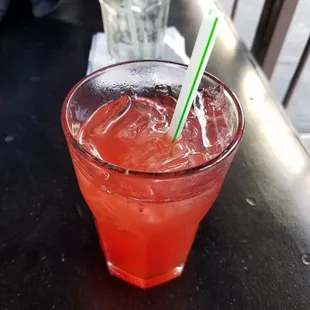 Rum drink.
