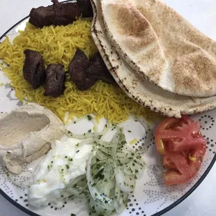 Lamb Kabab Platter