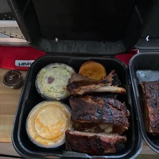 2 Meats BBQ Plate