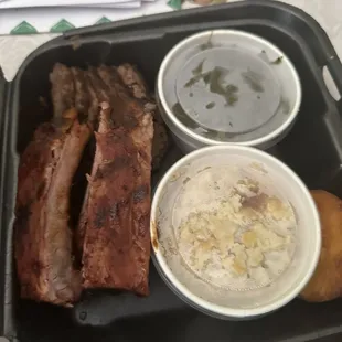 2 Meats BBQ Plate
