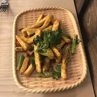 Dry Fried Eggplant