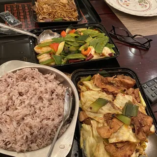 Sauteed Shrimp w. Asparagus & Mushroom