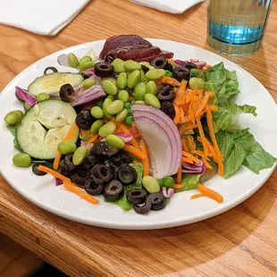 An example of the type of salad that you could make at QCumbers. (I should be a professional salad maker?)