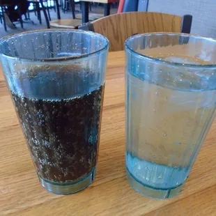 Starting things off with cold beverages...