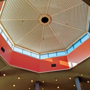 The lovely octagonal skylight