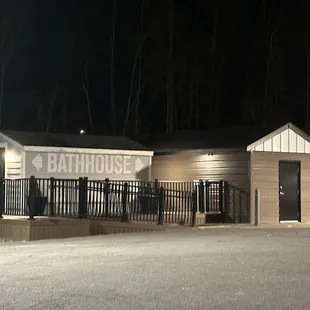 Outside bathroom