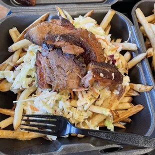 Pitmaster salad with beef brisket