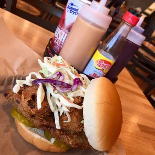 Southern-Style Fried Brisket Sandwich