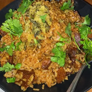 Pork braised fried rice