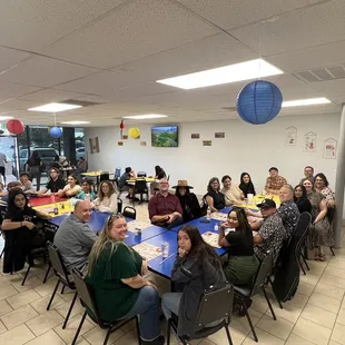 Large group accommodated