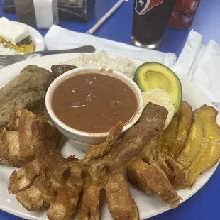 Bandeja Paisa Grande! Food is awesome! Staff is great! Excellent find! I will certainly be a repeat customer!!