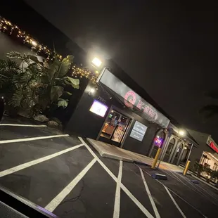Out front quiet night
