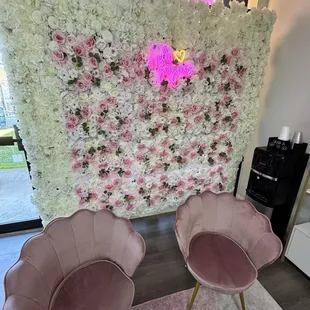 Waiting area; so cutesy.
