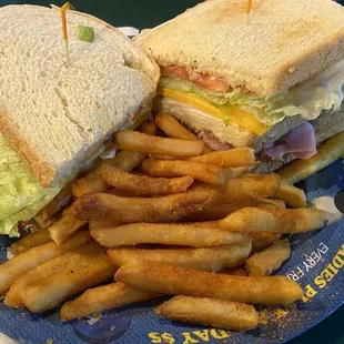 9 Ball Club and Fries.