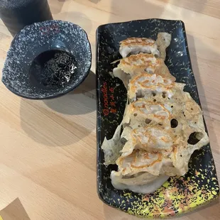 Fried Chicken and Mushroom Dumplings