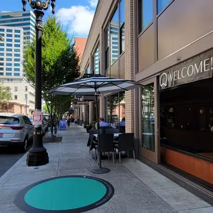 Outdoor seating