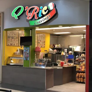 he inside of a restaurant