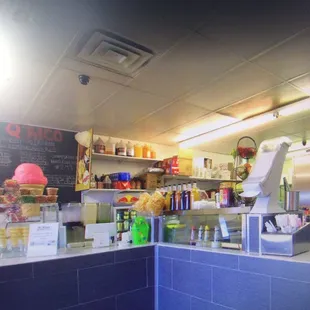  view of the counter