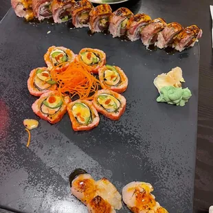 Heaven and Hell, Tiger Eye and seared Scallops.