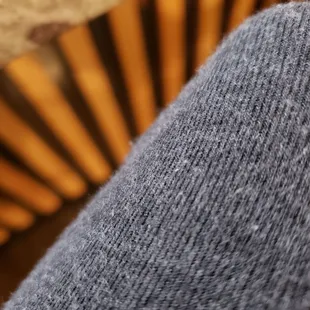 a close up of a person&apos;s leg