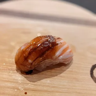 a piece of sushi