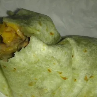 Q-tortas Bean/cheese burrito