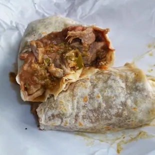 Green Chili Pork Burrito