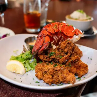 chicken-fried lobster.