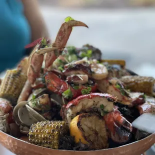 Seafood platter