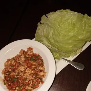 Chicken Lettuce Wraps.  It's a pretty good deal for just $6.79.
