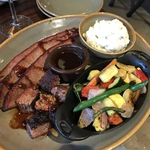 $18.00 Certified Angus Beef Brisket (moist and tender brisket with perfect smoke. Burnt ends are crispy yet tender. Must have!!)