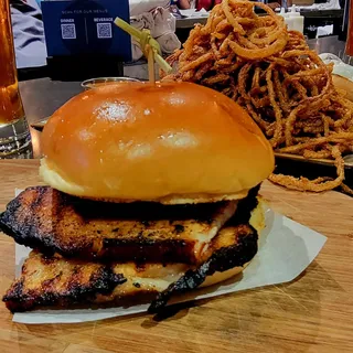 Grilled Pork Belly Sandwich