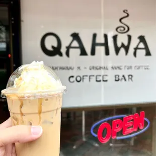 Iced Qahwa Signature Latte