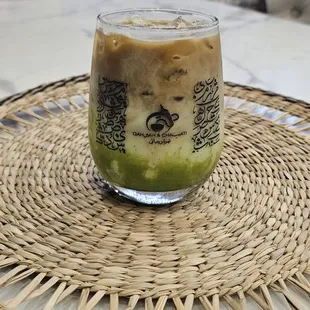 Ice Pistachio latte