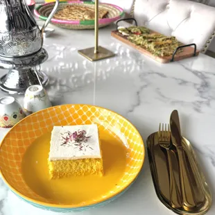 Saffron Milk Cake