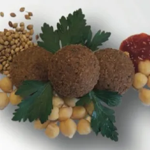 Authentic flavorful falafel