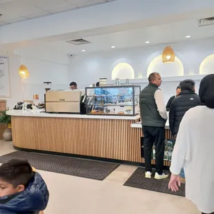 Counter view
